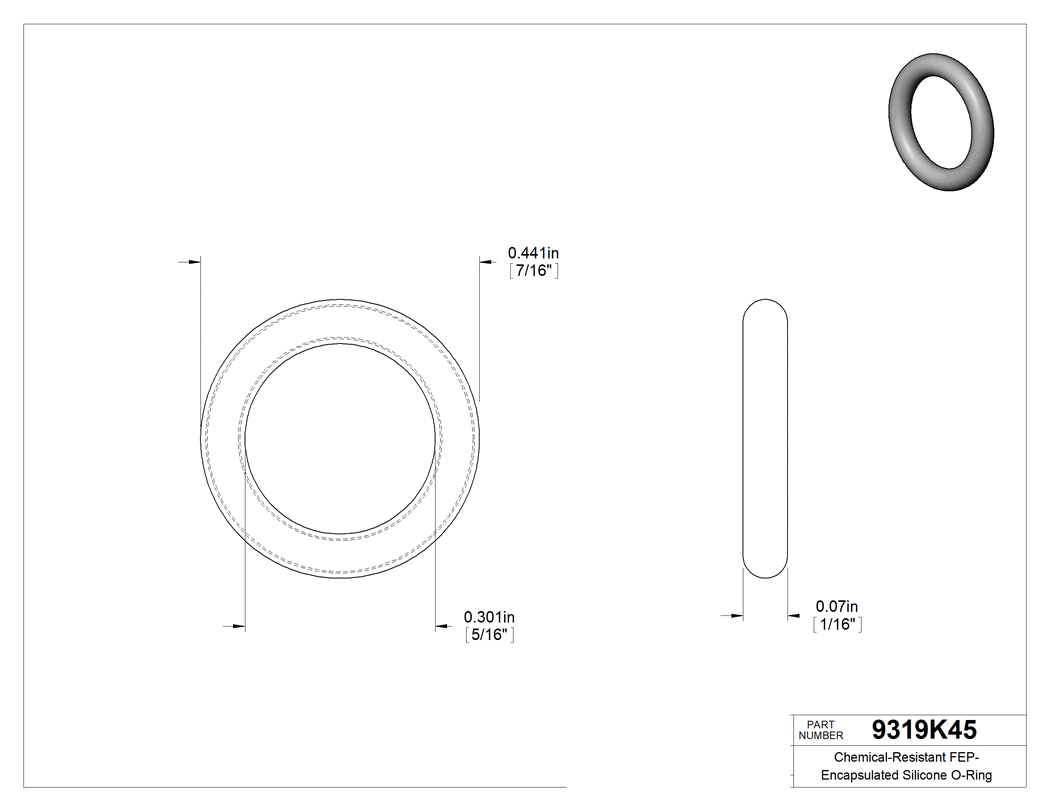 Technical drawing - 9319K45